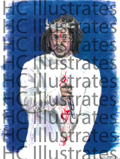 "A Flower that bloomed in a Dark Room" Print