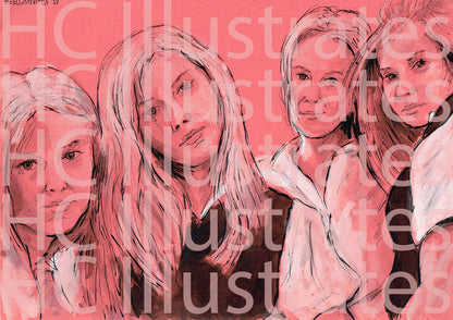 "Lisbon Sisters" Print