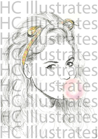 "You Can Count on Her to Misbehave" Print