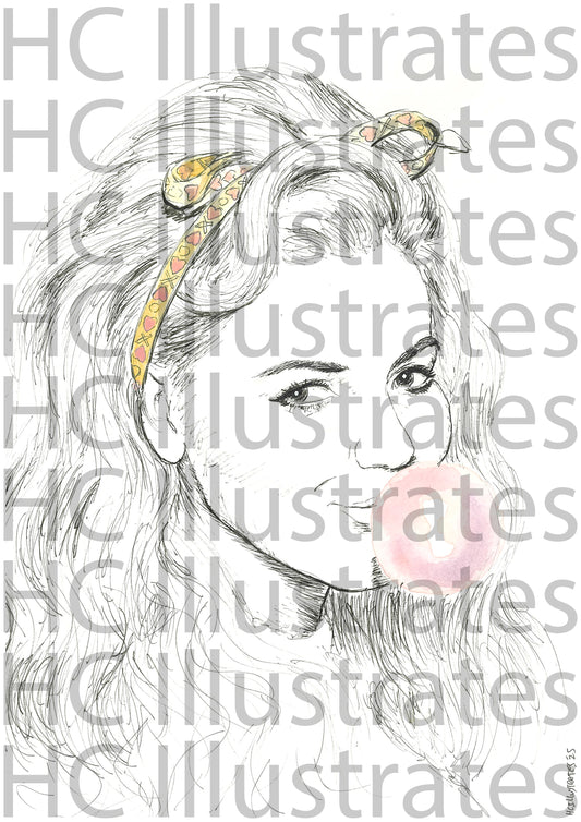 "You Can Count on Her to Misbehave" Print