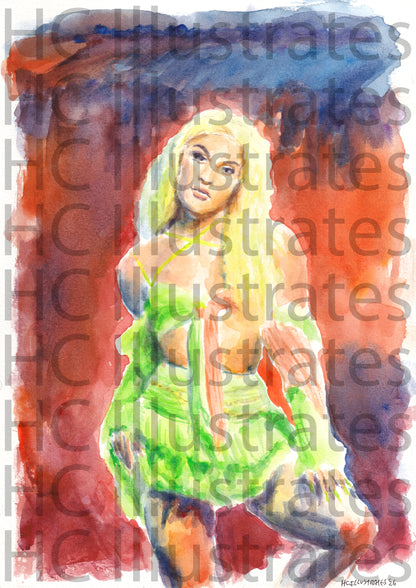 "Her Butt's Stronger than Sorcery" Print