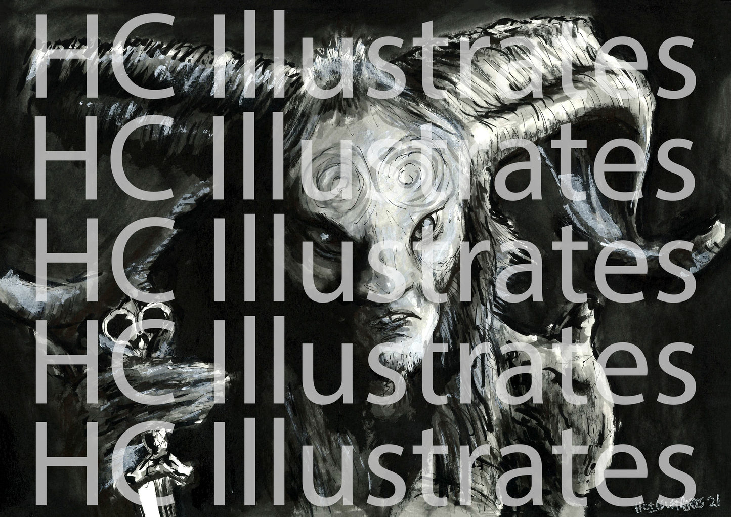 "A Faun of many Names" Print