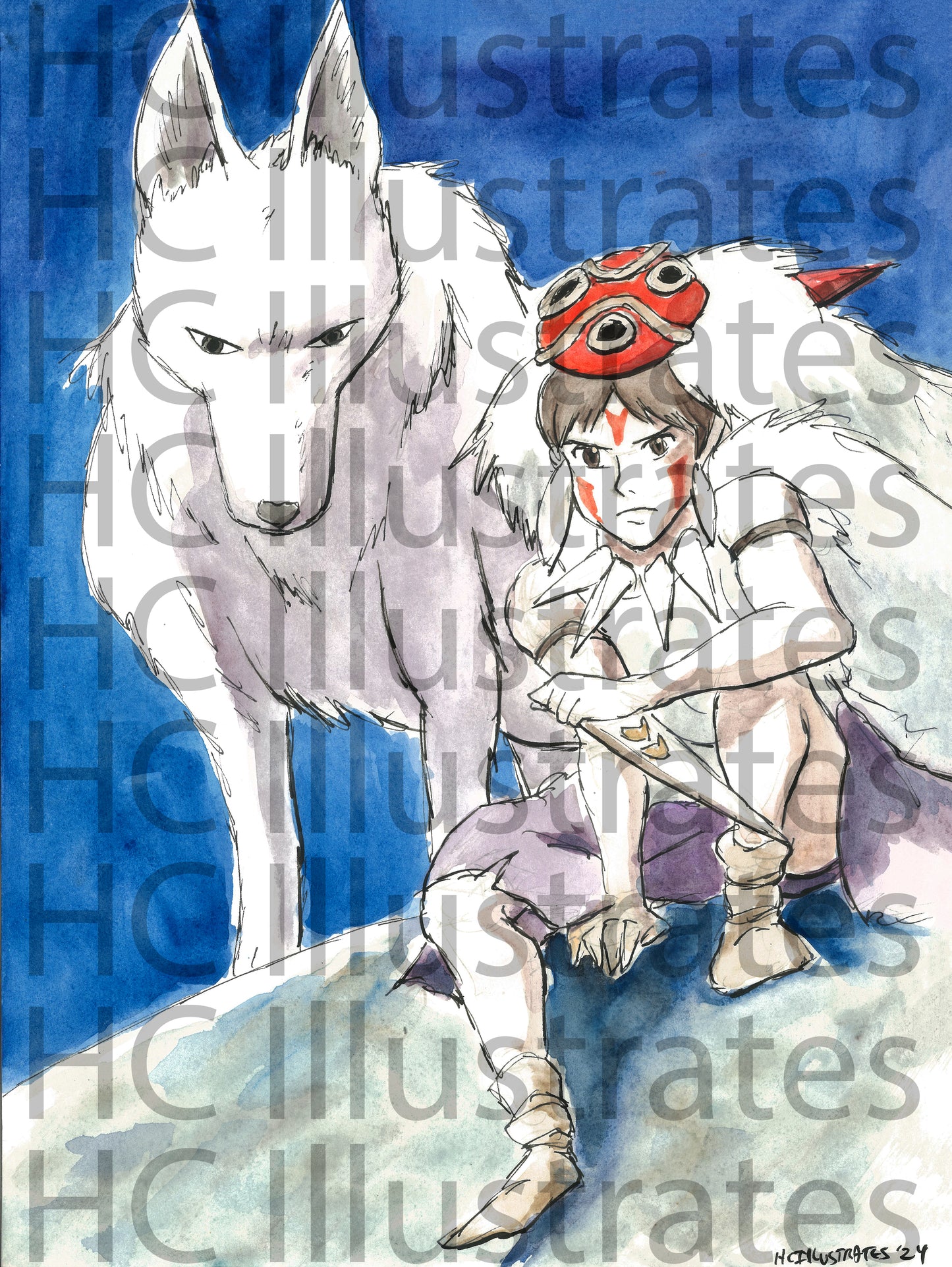 "Really Raised by Wolves" Print