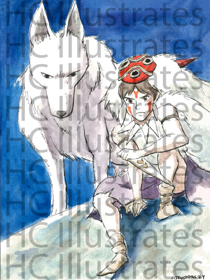 "Really Raised by Wolves" Print