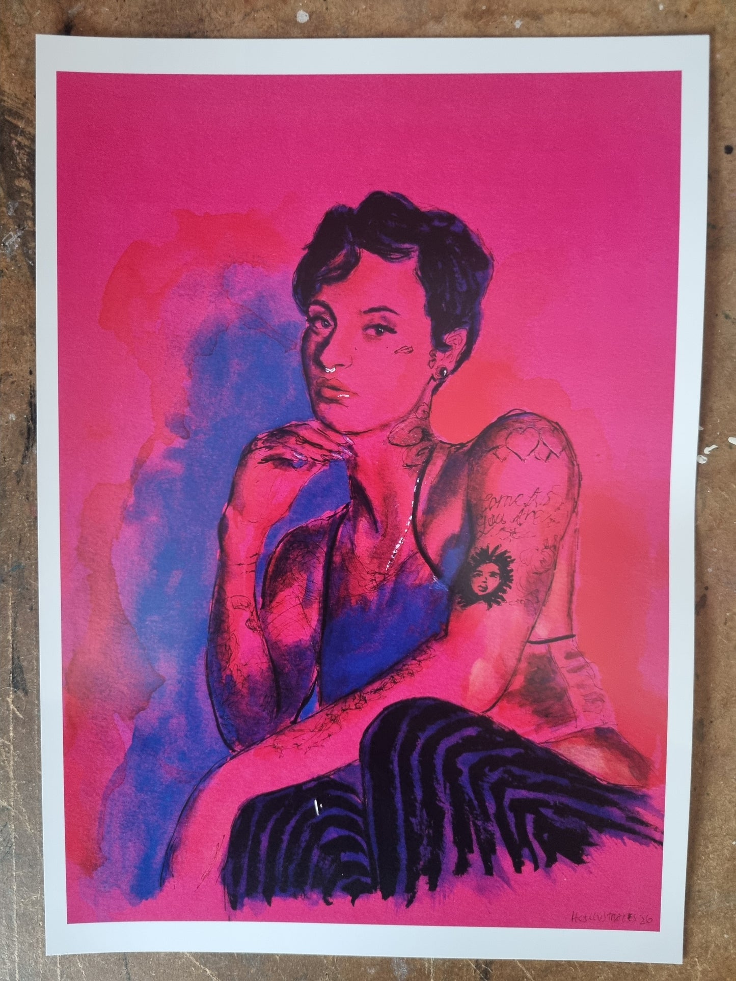 "They're Down to be a Distraction" Print