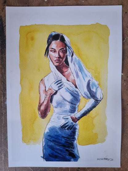 "This Hell's Better with Her" Print